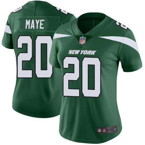 New York Jets Limited Green Women Marcus Maye Home Jersey NFL Football #20 Vapor Untouchable->women nfl jersey->Women Jersey